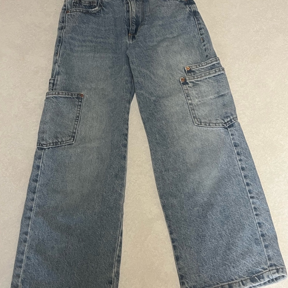 Zara Light Blue Denim Jeans